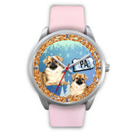 Graceful Pekingese Dog Pennsylvania Christmas Special Wrist Watch-Free Shipping - Deruj.com