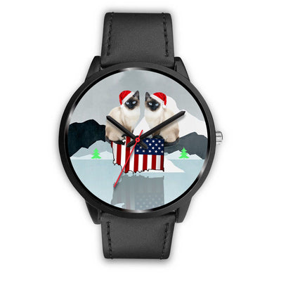 Siamese Cat Washington Christmas Special Wrist Watch-Free Shipping - Deruj.com