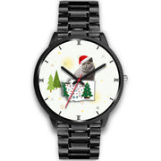 British Shorthair Cat Washington Christmas Special Wrist Watch-Free Shipping - Deruj.com