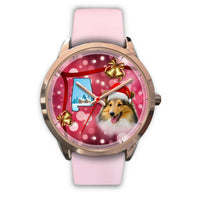 Shetland Sheepdog Alabama Christmas Special Wrist Watch-Free Shipping - Deruj.com