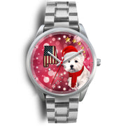 Cute Westie Alabama Christmas Special Wrist Watch-Free Shipping - Deruj.com