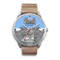 British Shorthair Cat South Dakota Christmas Special Wrist Watch-Free Shipping - Deruj.com