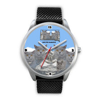 British Shorthair Cat South Dakota Christmas Special Wrist Watch-Free Shipping - Deruj.com
