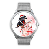 Cute Dachshund Alabama Christmas Special Wrist Watch-Free Shipping - Deruj.com