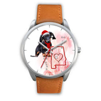 Cute Dachshund Alabama Christmas Special Wrist Watch-Free Shipping - Deruj.com