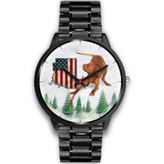 Cute Vizsla Dog Arizona Christmas Special Wrist Watch-Free Shipping - Deruj.com