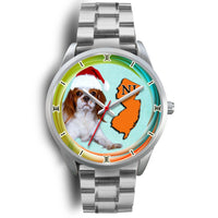 Cute Cavalier King Charles Spaniel Dog New Jersey Christmas Special Wrist Watch-Free Shipping - Deruj.com