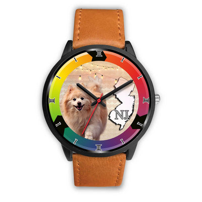 Cute Pomeranian Dog New Jersey Christmas Special Wrist Watch-Free Shipping - Deruj.com