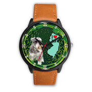 Miniature Schnauzer Dog New Jersey Christmas Special Wrist Watch-Free Shipping - Deruj.com