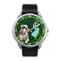 Lovely Miniature Schnauzer Dog New Jersey Christmas Special Wrist Watch-Free Shipping - Deruj.com