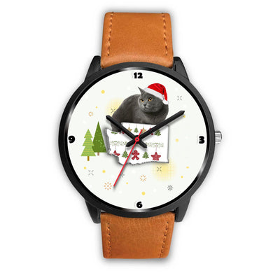 Chartreux Cat Washington Christmas Special Wrist Watch-Free Shipping - Deruj.com