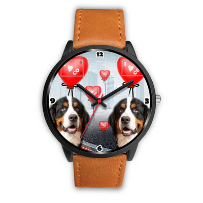 Bernese Mountain Dog Colorado Christmas Special Wrist Watch-Free Shipping - Deruj.com