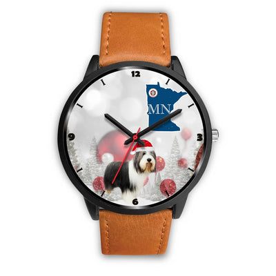 Bearded Collie Minnesota Christmas Special Wrist Watch-Free Shipping - Deruj.com