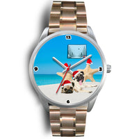 Pug Dog Colorado Christmas Special Wrist Watch-Free Shipping - Deruj.com