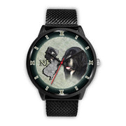 Newfoundland Dog Sketch New Jersey Christmas Special Wrist Watch-Free Shipping - Deruj.com