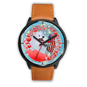 American Eskimo Dog New Jersey Christmas Special Wrist Watch-Free Shipping - Deruj.com