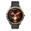 Fire Skull Christmas Special Golden Wrist Watch-Free Shipping - Deruj.com