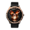 Fire Skull Christmas Special Golden Wrist Watch-Free Shipping - Deruj.com