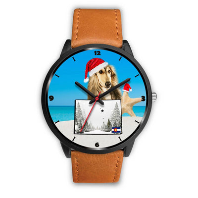 Afghan Hound Colorado Christmas Special Wrist Watch-Free Shipping - Deruj.com
