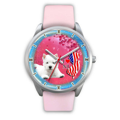Cute Westie Dog New Jersey Christmas Special Wrist Watch-Free Shipping - Deruj.com