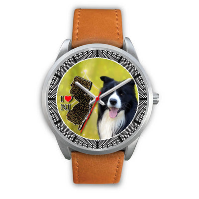 Lovely Border Collie Dog New Jersey Christmas Special Wrist Watch-Free Shipping - Deruj.com