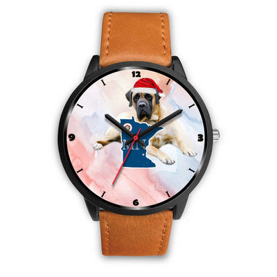 English Mastiff Dog Minnesota Christmas Special Wrist Watch-Free Shipping - Deruj.com