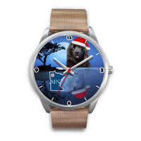 Newfoundland Dog Minnesota Christmas Special Wrist Watch-Free Shipping - Deruj.com