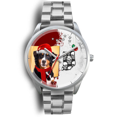 Cute Bernese Mountain Dog Indiana Christmas Special Wrist Watch-Free Shipping - Deruj.com