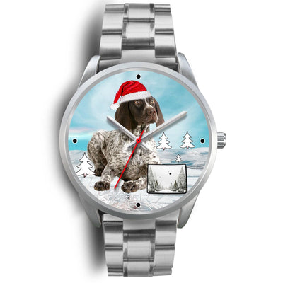 German Shorthaired Pointer Colorado Christmas Special Wrist Watch-Free Shipping - Deruj.com
