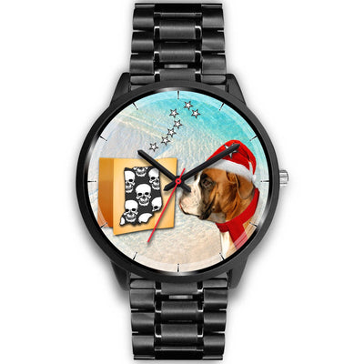 Boxer Dog Indiana Christmas Special Wrist Watch-Free Shipping - Deruj.com