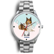 Rough Collie Colorado Christmas Special Wrist Watch-Free Shipping - Deruj.com