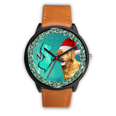 Chesapeake Bay Retriever Dog New Jersey Christmas Special Wrist Watch-Free Shipping - Deruj.com
