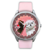 Lovely Maltese Dog New Jersey Christmas Special Wrist Watch-Free Shipping - Deruj.com