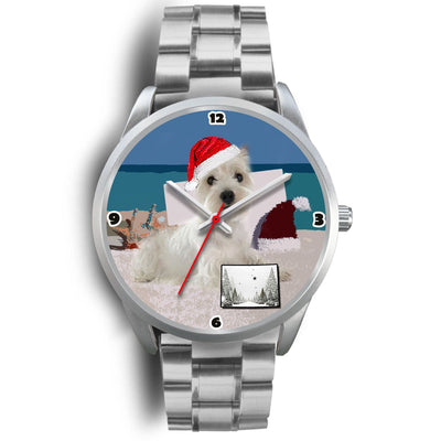 West Highland White Terrier Colorado Christmas Special Wrist Watch-Free Shipping - Deruj.com