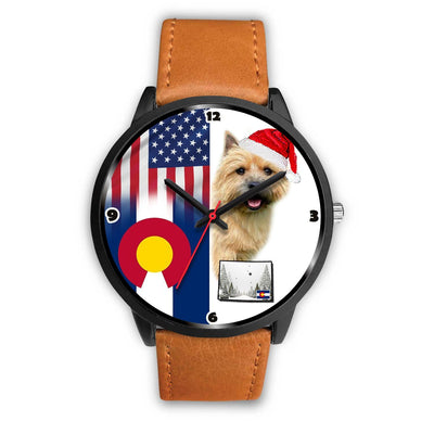 Norwich Terrier Colorado Christmas Special Wrist Watch-Free Shipping - Deruj.com