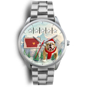 Cute Bulldog Iowa Christmas Special Wrist Watch-Free Shipping - Deruj.com