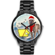 Cute Cane Corso Iowa Christmas Special Wrist Watch-Free Shipping - Deruj.com