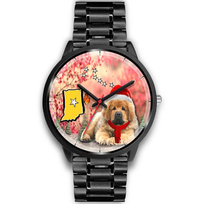 Tibetan Mastiff Indiana Christmas Special Wrist Watch-Free Shipping - Deruj.com