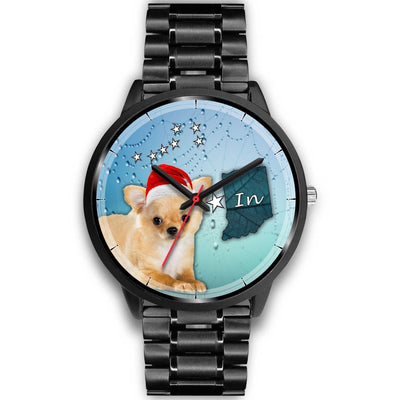 Chihuahua Dog Indiana Christmas Special Wrist Watch-Free Shipping - Deruj.com