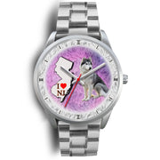 Amazing Siberian Husky Dog New Jersey Christmas Special Wrist Watch-Free Shipping - Deruj.com