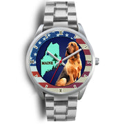 Lovely Bloodhound Dog Maine Christmas Special Wrist Watch-Free Shipping - Deruj.com