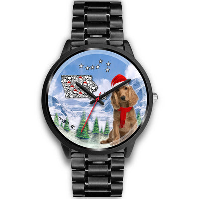 Cocker Spaniel Iowa Christmas Special Wrist Watch-Free Shipping - Deruj.com