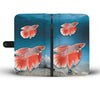 Siamese Fighting Fish Print Wallet Case-Free Shipping - Deruj.com