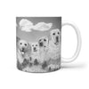 Labrador Retriever Rushmore B/W Print 360 Mug - Deruj.com