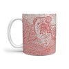 Cute Bulldog Rushmore Print 360 White Mug - Deruj.com