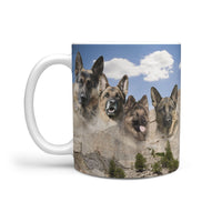 German Shepherd Mount Rushmore Print 360 Mug - Deruj.com