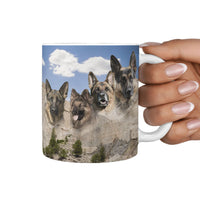 German Shepherd Mount Rushmore Print 360 Mug - Deruj.com