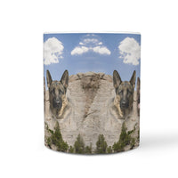 German Shepherd Mount Rushmore Print 360 Mug - Deruj.com