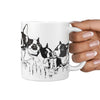 Cute Boston Terrier Rushmore Mount Print 360 White Mug - Deruj.com