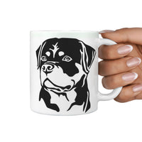 Rottweiler Dog Vector Print 360 Mug - Deruj.com